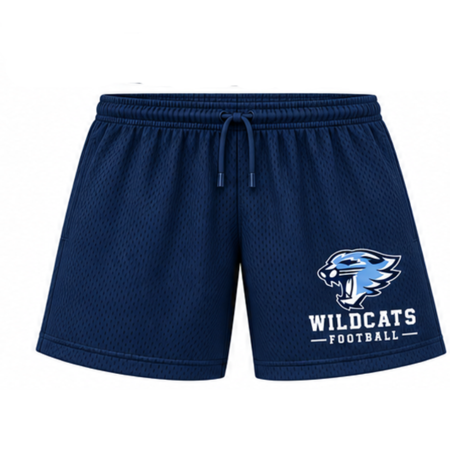 Mens Mesh Shorts - Navy Blue